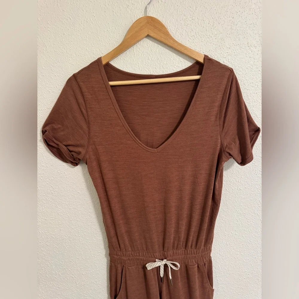 Vuori All Day Jumpsuit - Terracotta - Picture 5 of 11